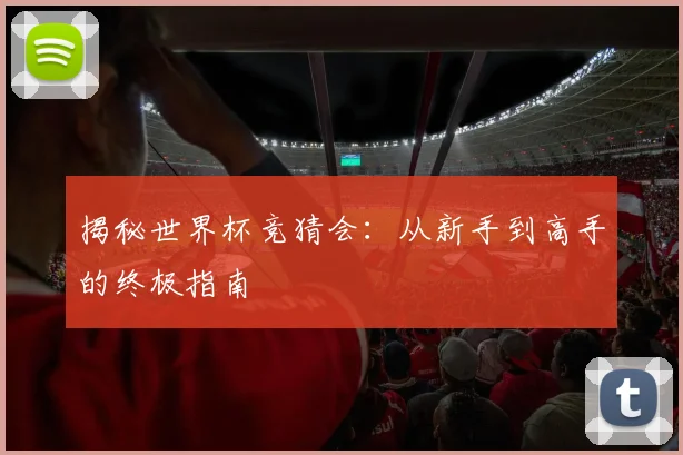 揭秘世界杯竞猜会：从新手到高手的终极指南